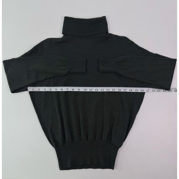 Madewell Wool Cotton Green Turtleneck Sweater Size XS - Picture 9 of 9